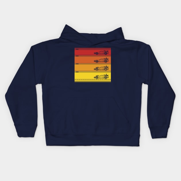 Retro Back To The Future Kids Hoodie by Mauru